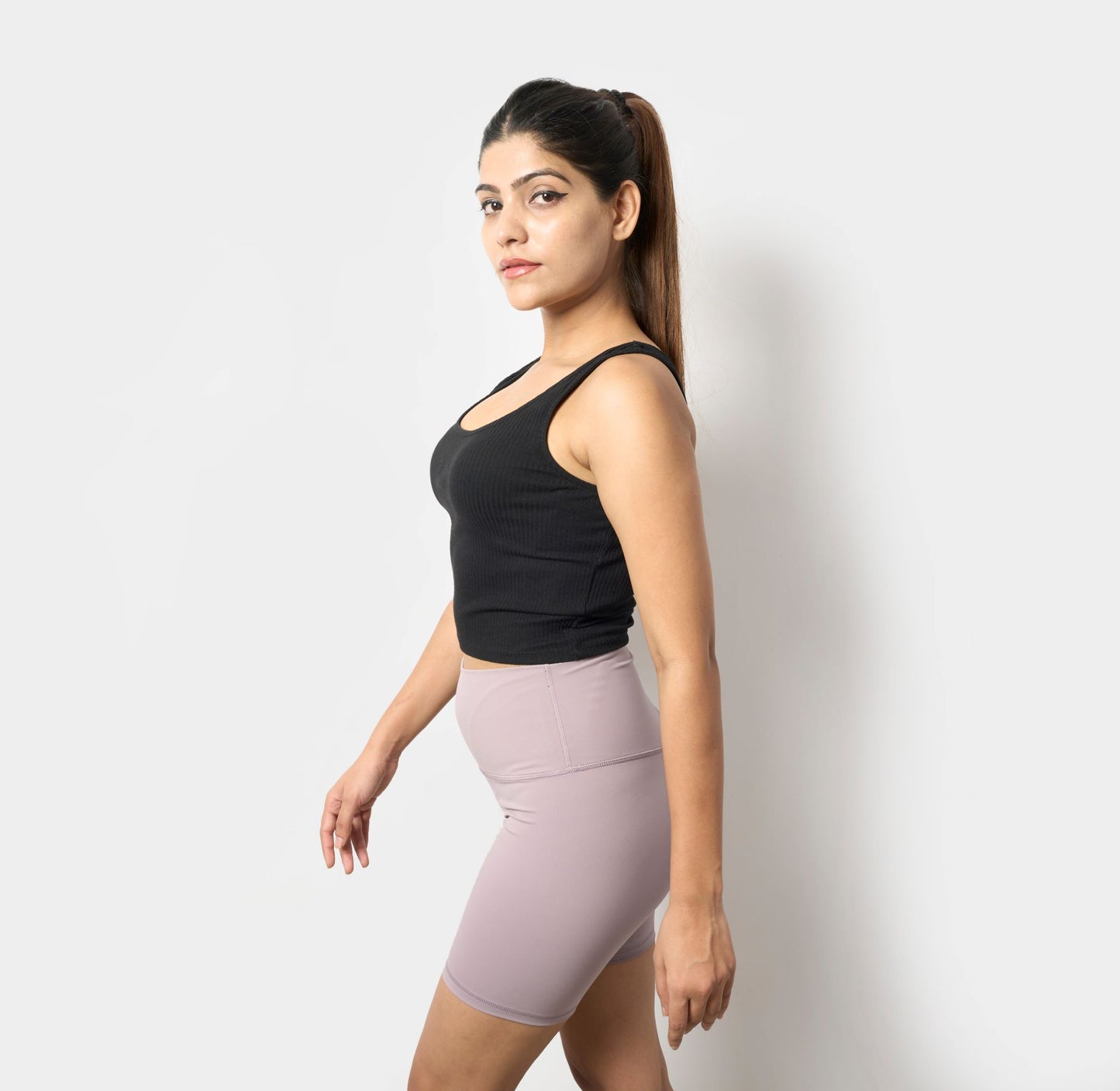 Ultra soft and light weight high waisted booty shorts