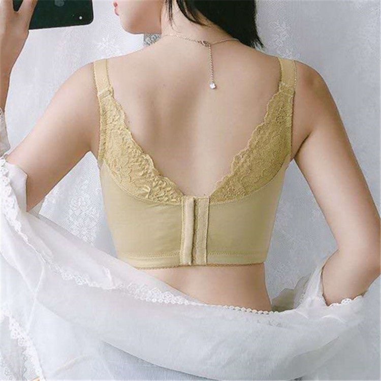 Beauty salon aromatherapy bra small breast artifact gathered underwear five buckle essential oil cup thickened adjustment abdomen bra