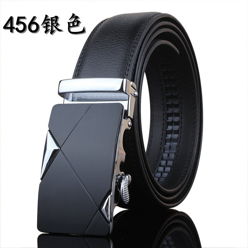 Leather belt leather men's automatic buckle casual pure cow leather belts Youth fashion business is loading belt wholesale generation