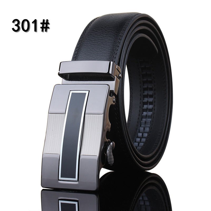 Leather belt leather men's automatic buckle casual pure cow leather belts Youth fashion business is loading belt wholesale generation