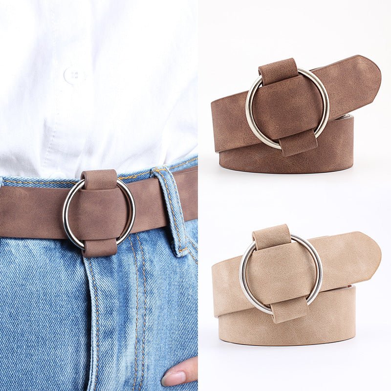 Manufacturers wholesale creative models without needle buckles casual ladies belts youth fashion wide tape wholesale belt women