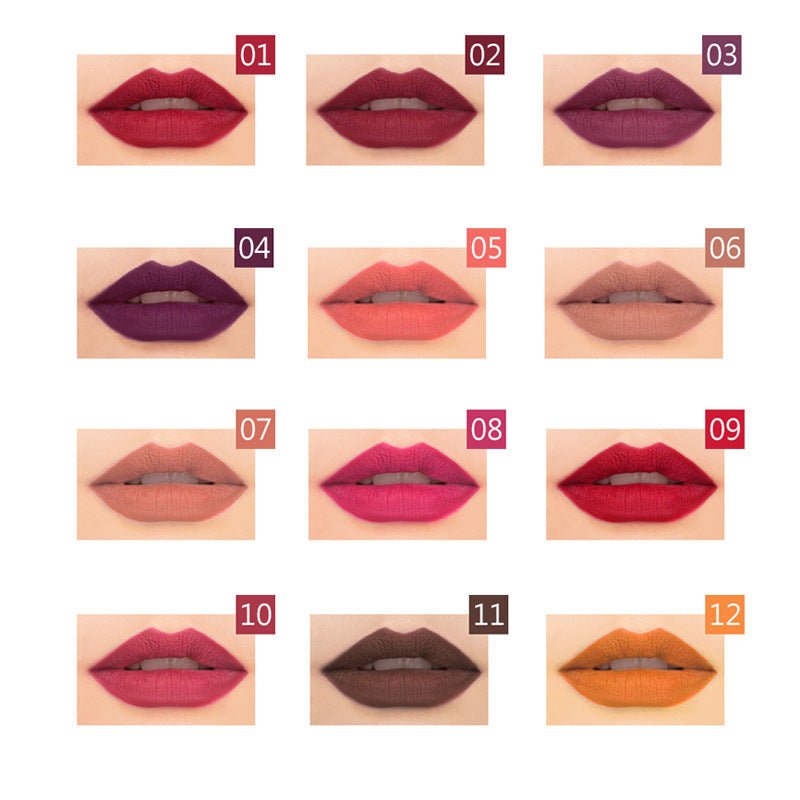 Beauty wooden lip lines wholesale multi-purpose waterproof soft lips pen red pen 12 packs red pen