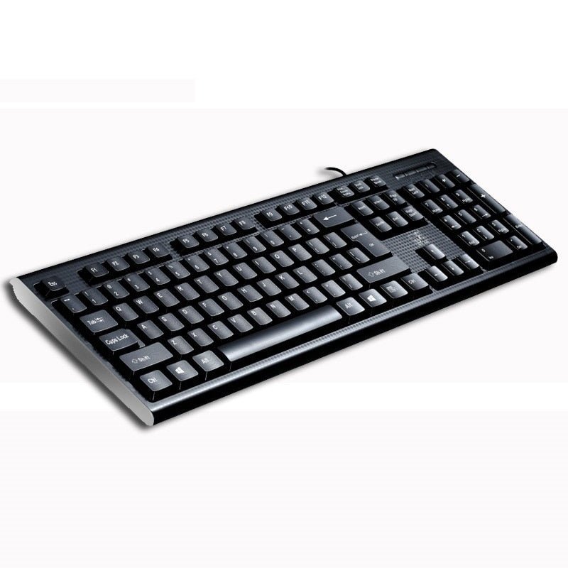 Zhuiguangbao Q9 Single Keyboard USB Square Mouth Business Office Home PS/2 round Hole Wired Desktop Computer Keyboard