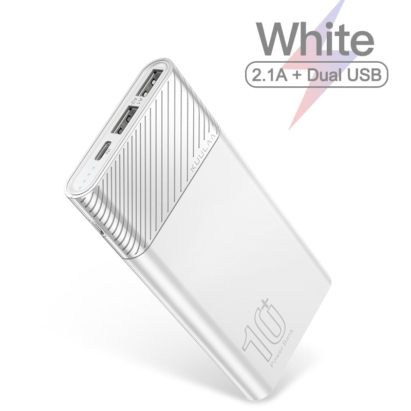 KUULAA Power Bank 10000mAh QC PD 3.0 PoverBank Fast Charging PowerBank 10000 mAh USB External Battery Charger For Xiaomi Mi 10