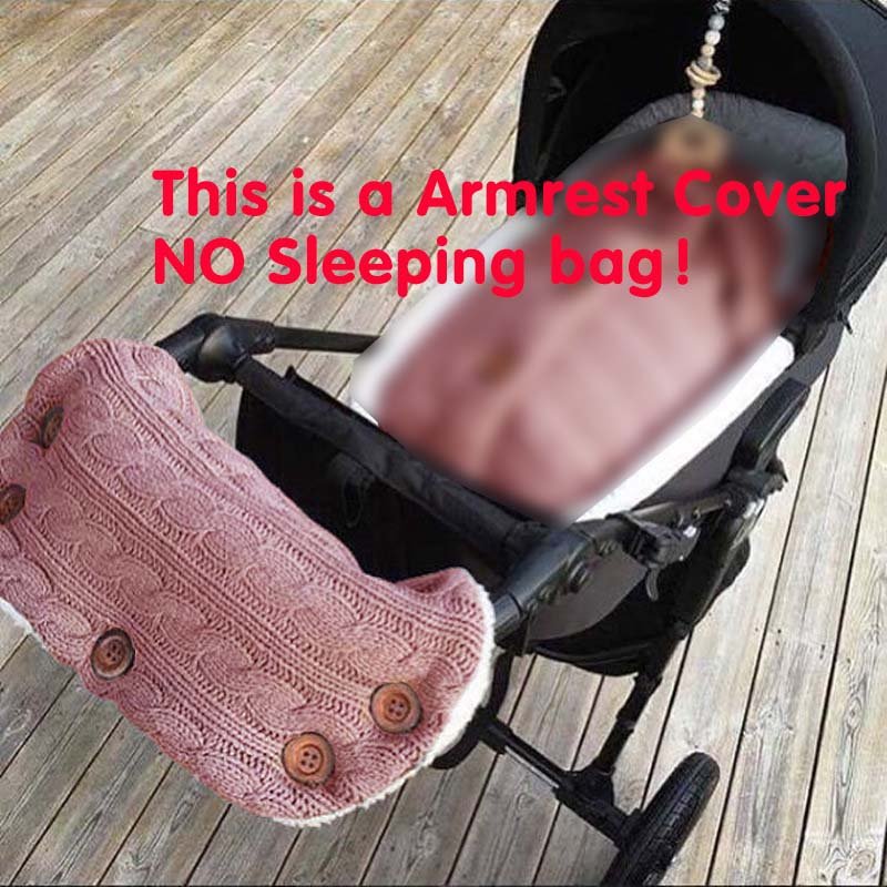 Newborn Baby Winter Warm Sleeping Bags Infant Button Knit Swaddle Wrap Swaddling Stroller Wrap Toddler Blanket Sleeping Bags