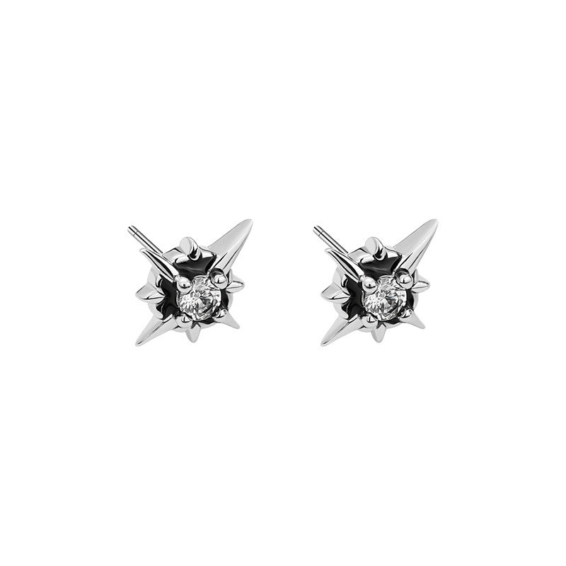 Crystal Star Stud Earrings