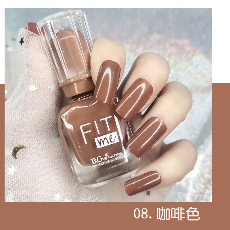 New product nail polish free toast dry display 36 color transparent nail polish cross-border beauty makeup