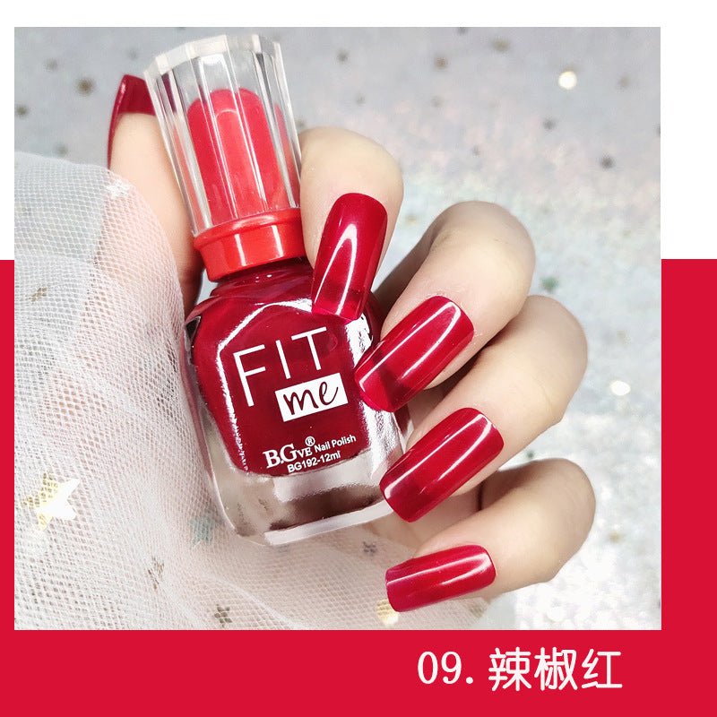 New product nail polish free toast dry display 36 color transparent nail polish cross-border beauty makeup