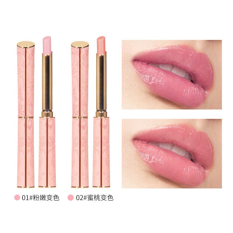 Mansiri small nude powder temperature change lipstick lip glaze color changing lipstick lip gloss lip mud one generation hair M1012