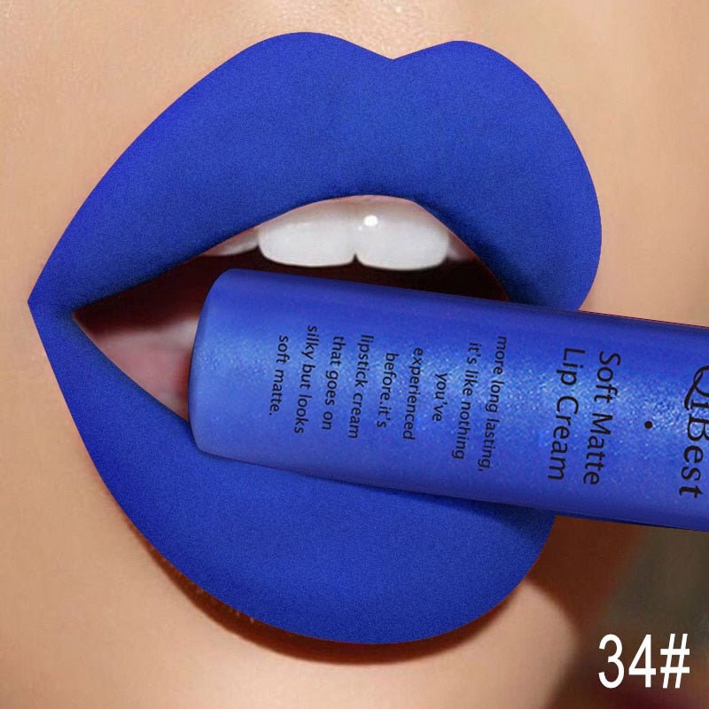 New 34 Colors Waterproof Matte Lipstick